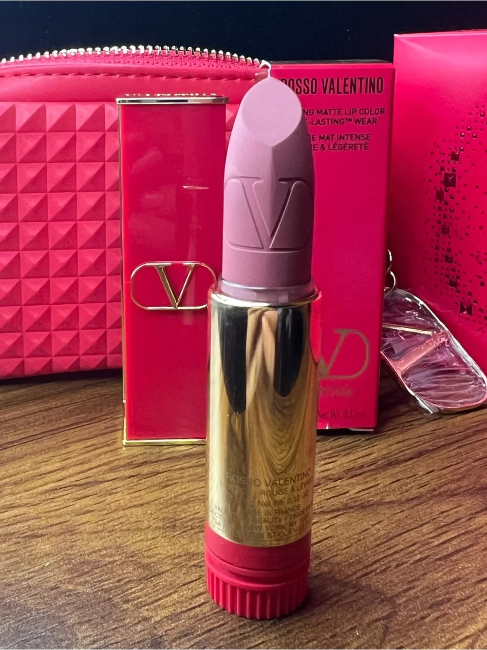 Valentino Refillable Lipstick Set NWOT